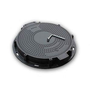 Buy cheap D400 C250 B125 Fiberglass Manhole Cover , Composite FRP Chamber Cover With Frame from wholesalers