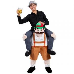 Cheap Adult Ride On Stag Mascot  Animal Mascot Costumes Bavarian Oktoberfest for sale