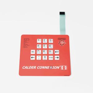 Cheap Push Button PET Membrane Switch Keypad With Glossy Matte Surface for sale