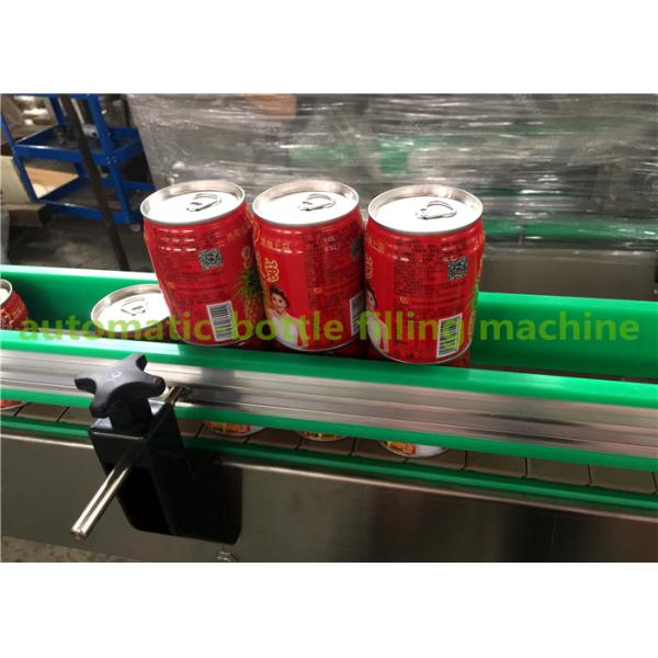 Automatic Carbonated Beverage Can Filling Machine 1000-2000CPH Small Business