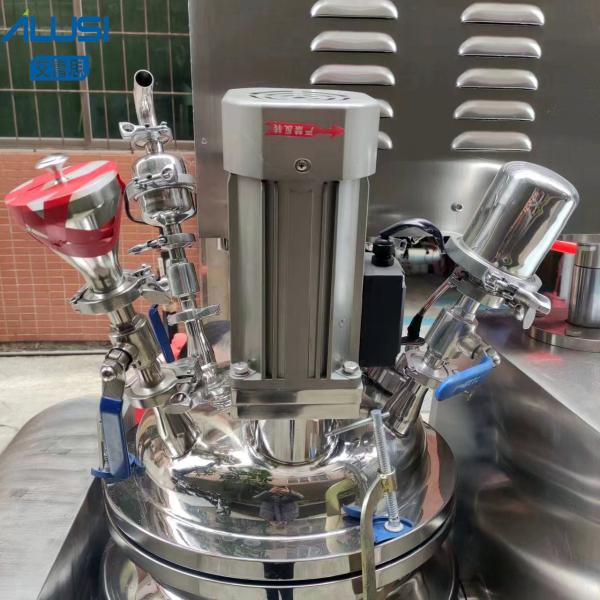 SUS316 Small Capacity Toothpaste Making Machine Vacuum Mixing Emulsifying Mixer