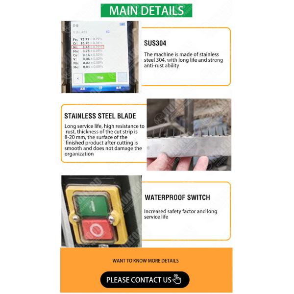 Cassava Potato Chip 20mm Multifunction Vegetable Cutting Machine