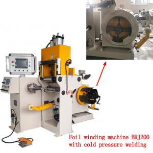 Cheap Automatic Cold Pressure Welding Foil Winding Machine Manual Cutting for sale
