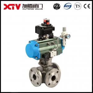 China Estimated Delivery Time Stainless Steel ANSI T Type Square Three-Way Ball Valve 150LB on sale