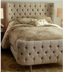 China C-005 upholstery fabric king size bed on sale
