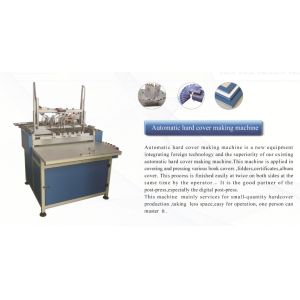 China Automatic Hard Cover Photo Book Making Machine With Gluing Machine on sale