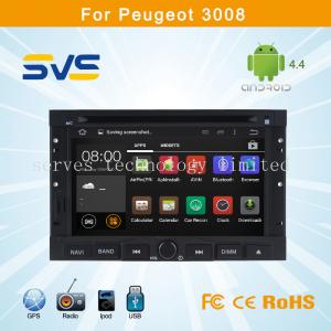China Android 4.4 car dvd player GPS navigation for Peugeot 3008 5008 with wifi radio ipod mp3 on sale