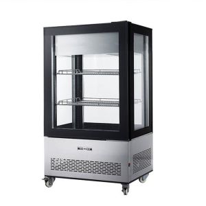 Buy cheap Four Side Upright Glass Door Freezer 350L Ventilated Cooling R404a from wholesalers