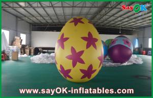 Cheap Decoration Colorful Inflatable Egg Easter Festival Decoration With Print  Inflatable Easter Egg For Sale for sale