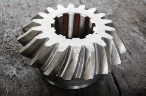 China 16.477 Module Steel Spiral Bevel Gears With Internal Rectangular Spline on sale