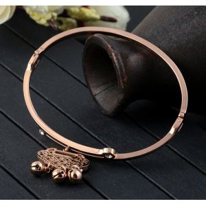 Charms Fashion Diamond Jewelry adjustable stainless steel bangle bracelet