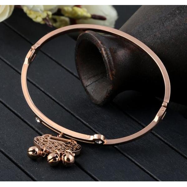 Quality Charms Fashion Diamond Jewelry adjustable stainless steel bangle bracelet wholesale