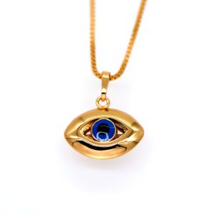 Buy cheap Blue eyes pendants Vintage jewelry 18K Gold Plated Fashion african Jewelry from wholesalers