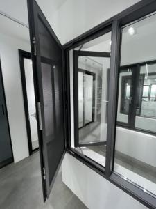 Cheap Powder Coated Aluminum Casement Windows Soundproof With EPDM / Silicone Sealant for sale