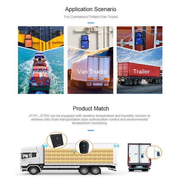Impact Resistant Container Seal Tracking , 1900MHz Waterproof GPS Tracker