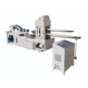Buy cheap Quarter Fold Mechanical Paper Napkin Manufacturing Machine 230*230mm from wholesalers