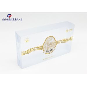 Cheap Two Ends Open 0.35MM Matte PVC Custom Made Plastic Boxes 27X5.5X16.5CM for sale