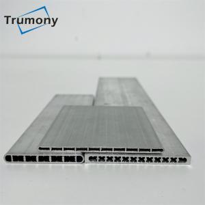 Cheap Harmonica Aluminum Radiators Parts Extruded Micro Channel Flat Tube for sale