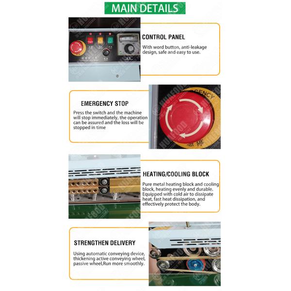 Automatic Continuous Plastic Bottle Slimming Capsule Multivitamin Tablets Induction Aluminum Foil Sealer Sealing Machine