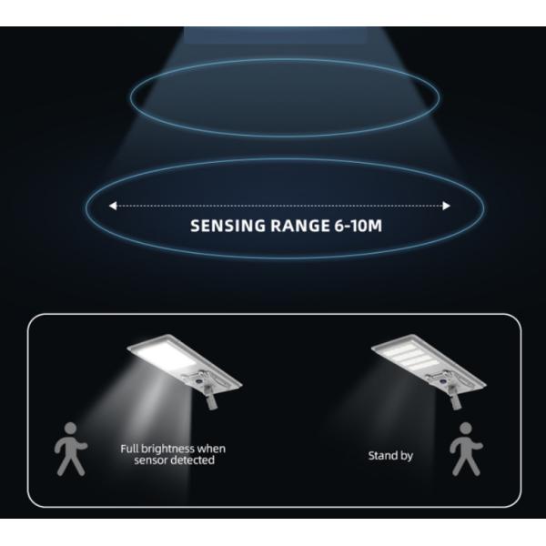 Integrated Outdoor Solar Street Light IP67 Waterproof 300W 400W 500W