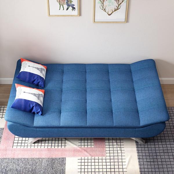 Mail Packing Sofa Bed Modern Double Futon Convertible Folding Single Pull Out Sleeping Loveseat with Metal Frame
