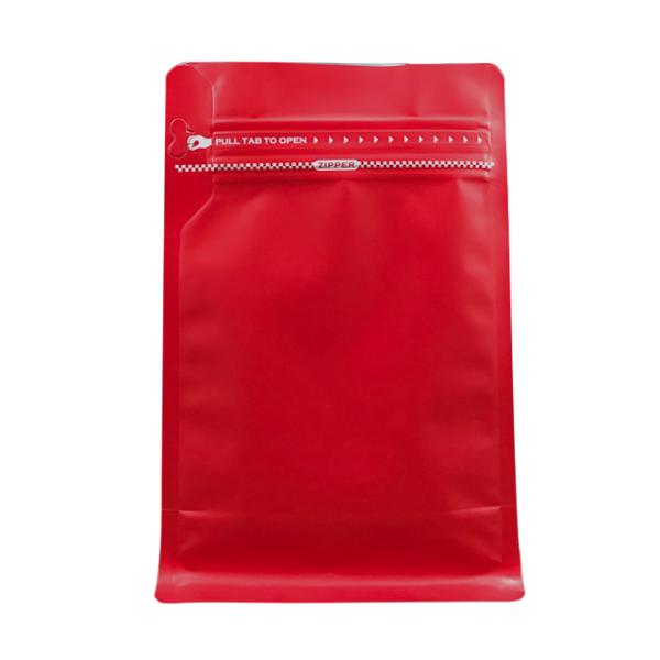 Plastic Biodegradable Coffee bag with zipper