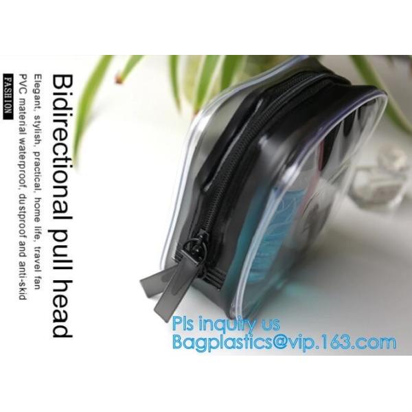 Travel Portable PVC Transparent Waterproof Cosmetic Bag Women Makeup Toiletry Bags, PVC Cosmetic Pouch, PVC Makeup Bag,