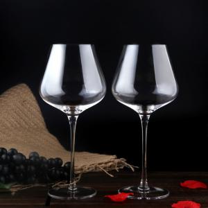 Cheap Hand Blowned Thin Wall Lead Free Crystal Wine Glass for sale