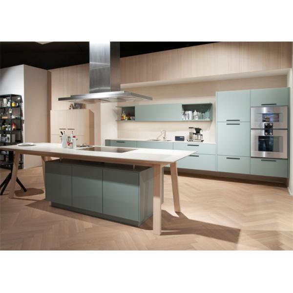 Waterproof MDF Kitchen Cupboards , DTC Hardware Wall Mounted Kitchen Cabinets