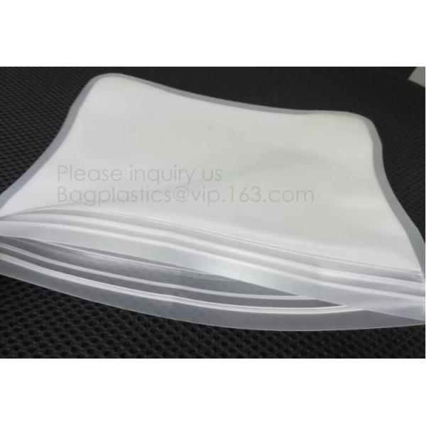 Silicone Plastic Packaging Food Zip Silicon Freezer Fresh Vegetable Storage Bags Fresh Fridge Food Preservation Bag Reus