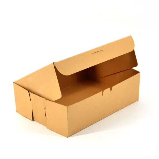 Custom C1S Dessert Paper Cake Packaging Box With PP Clear Window