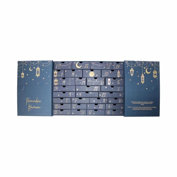 Beauty Advent Calendar Gift Card Box 30 Drawers With Ribbon