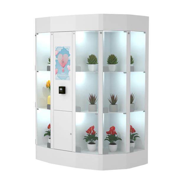 22 Inch Touch Screen Flower Vending Locker With Refrigerator Cooling System