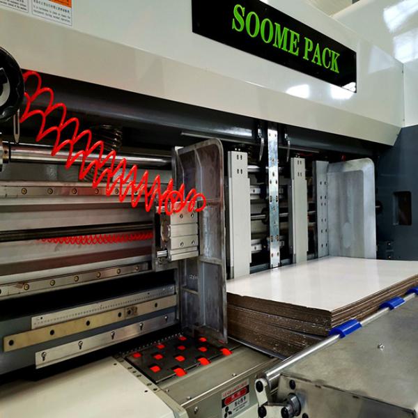 Flexo Ink Printing Die Cutting 260pcs/Min Stack Machine