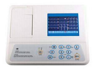 Cheap Digital Electrocardiograph Portable 12 Lead Ecg Machine 3 Channel for sale