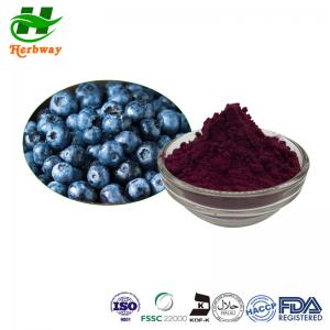China FDA Antioxidant Powder 10%-25% Bilberry Extract Powder Bilberry Vaccinium Myrtillus Extract on sale