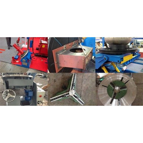 China High Quality Welding Positioner Have Variable Revolving Speed Adjusted by Danfoss VFD with Round Working Table