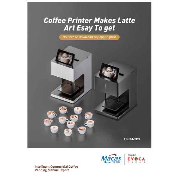 Evebot Coffee Printer 3d Printer Latte Art Coffee Printer Printing Machine For Coffee Shop