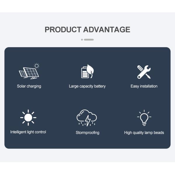 Outdoor Wall Mounted Solar Light , Solar body Induction Wall Lamp 3000k 6000k