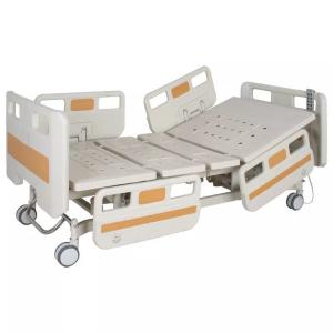 China Hospital Equipment Three Function Metal Electric Hospital Medical Nursing Bed on sale