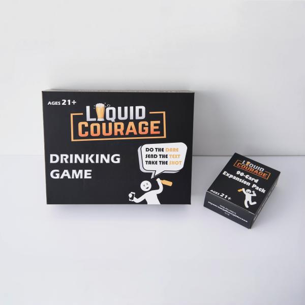 Playing Game Card Packaging Box Custom Logo Printing Gift Box For Drinking Gam