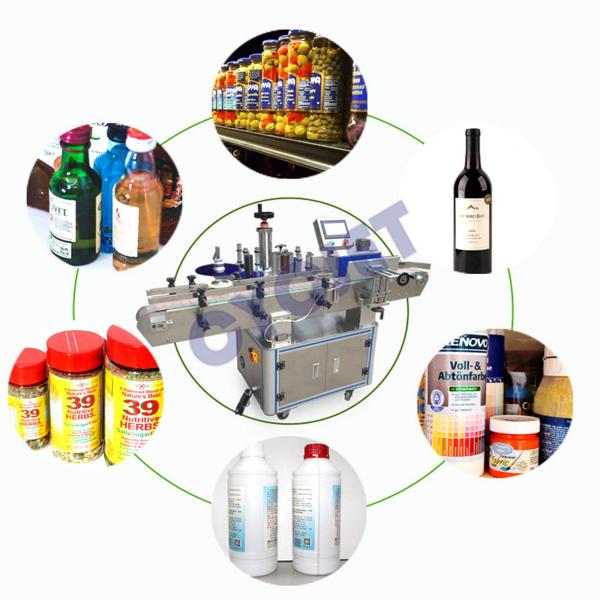 Count Sticker Labeling Machine CLB 510 Automatic Square Bottle Labeling Machine