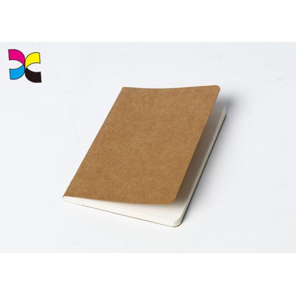 A4 / A5 / A6 Kraft Paper Custom Printed Notebooks With Perfect Binding / Promotional Journals Notebooks