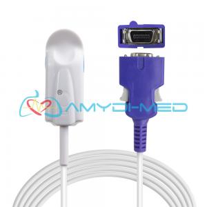 Cheap Colin 14P Nellcor Pediatric Spo2 Sensor Pulse Oximeter Sensor 9.8ft TPU Cable for sale