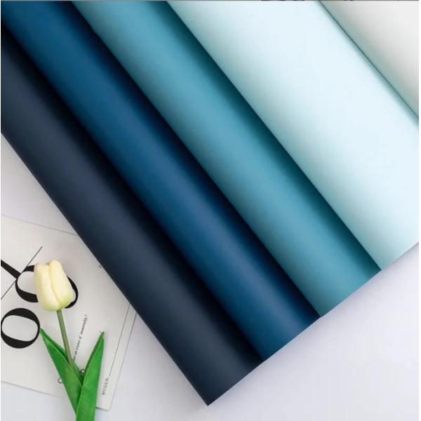New product: Watercolor Flower Island Korean-style flower wrapping paper, waterproof pearlescent film, flower shop bouquet wrapping paper material
