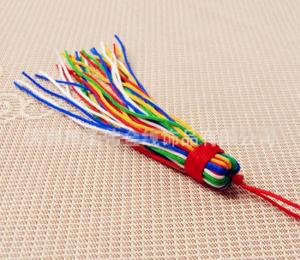 Cheap Multicolored beautiful shiny silk tassels trimming fringe for home textiles decoration for sale
