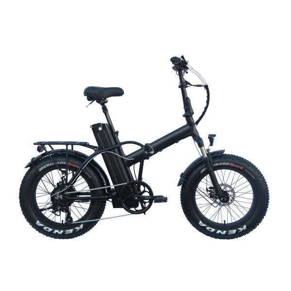 Quality Folding aluminum alloy electric bike fat tire removable battery 20" bicycle for adult with suspension wholesale