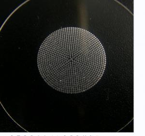 Cheap High Temperature Resistance Fused Silica Plate Round Shape Laser Drilling for sale