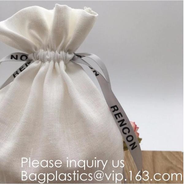 Cotton Reusable Grocery Bags, Produce Bags, Jewelry Pouch, Muslin Brewing bags, Linen Sachet bags, Spice bags, Christmas
