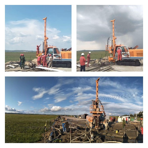 High Performance and Good Price Jet Grouting Drilling Rig for Stabilization Treatment in Afghanistan
